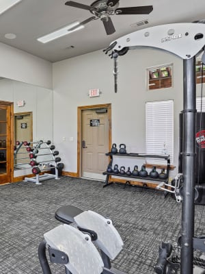 Fitness center at Park at Coulter in Amarillo, Texas