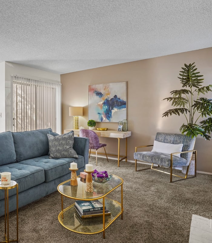 Living room of Mountain Village in El Paso, Texas