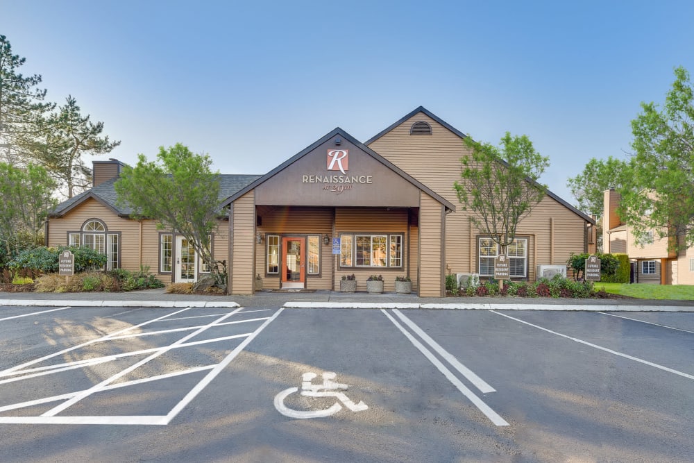 The leasing center at Renaissance at 29th Apartments in Vancouver, Washington