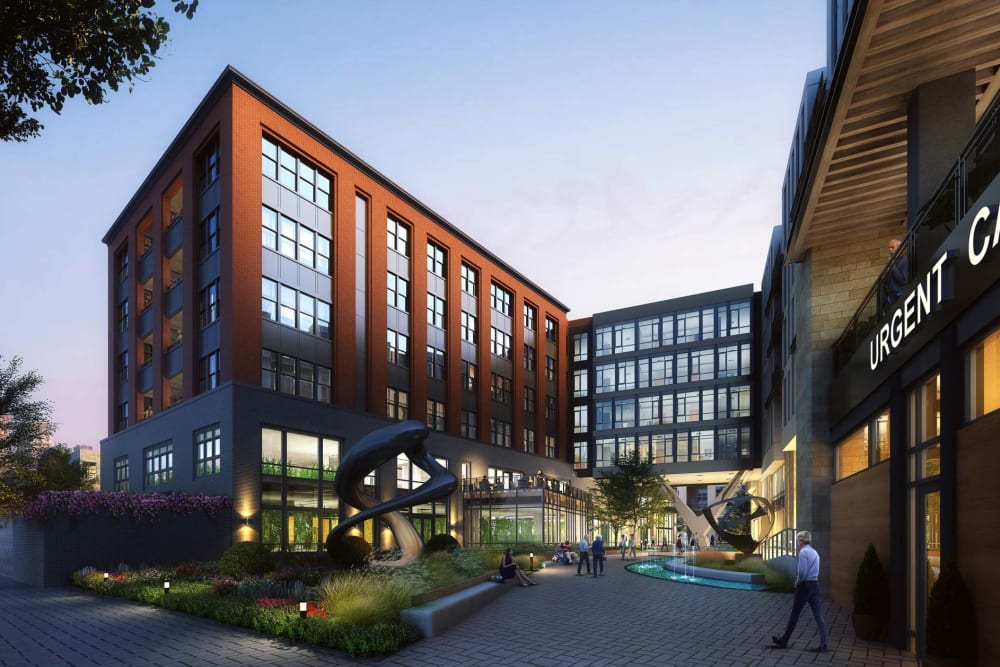 Community rendering of Encore MidCity in Huntsville, Alabama