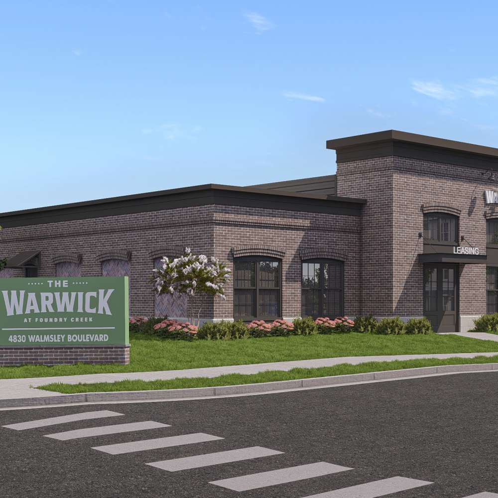 View of building at The Warwick at Foundry Creek in Richmond, Virginia