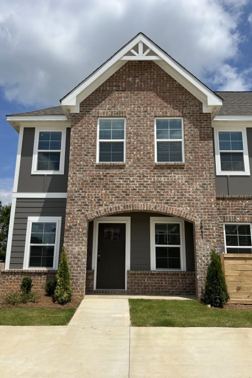 Exterior of townhome at Parallel 36 at Legacy in Opelika, Alabama