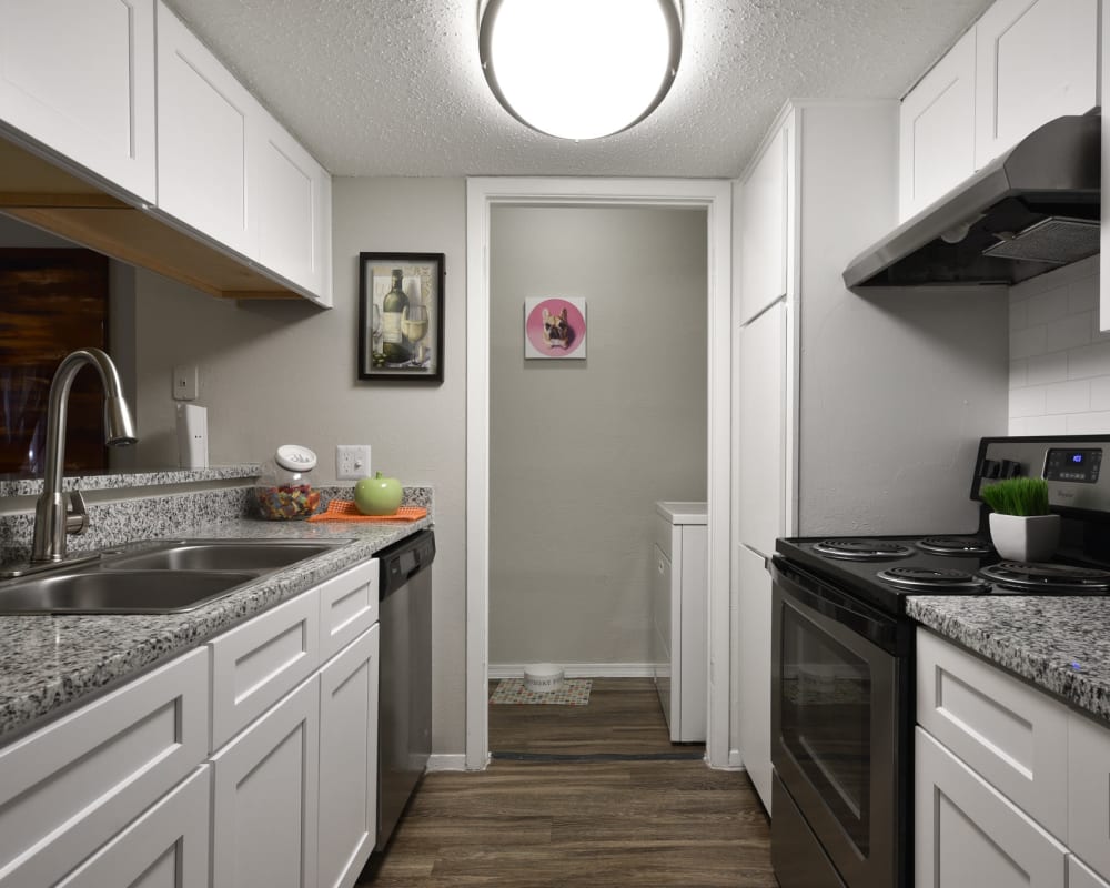 Kitchen at The Fredd Townhomes in San Antonio, Texas