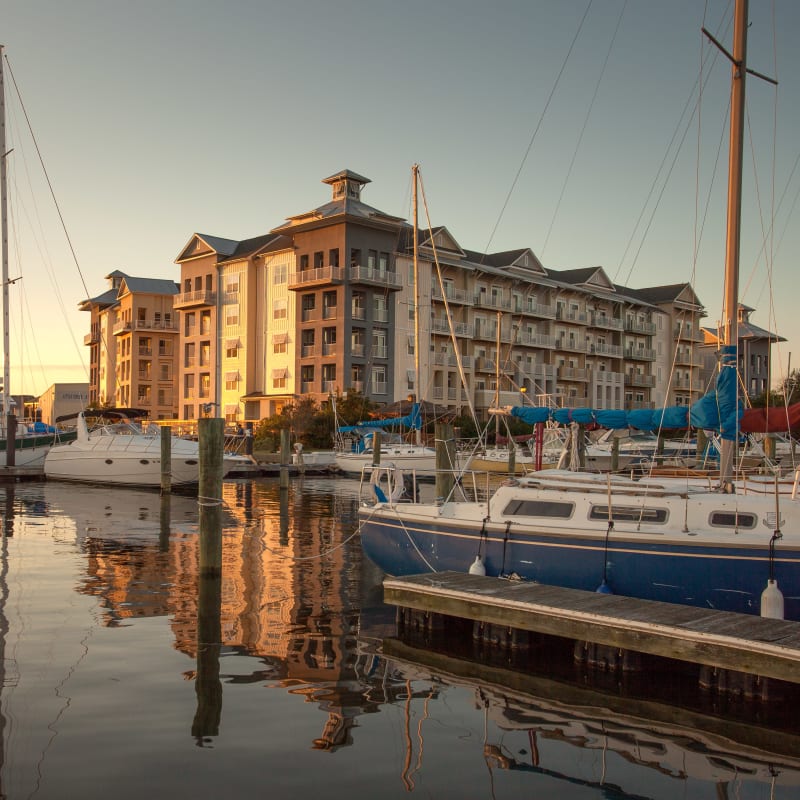 Marina near East Beach Marina, Norfolk, Virginia