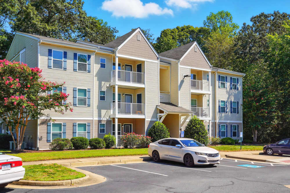 Apartment surrounded by greenery at Monmouth Woods in King George,Virginia
