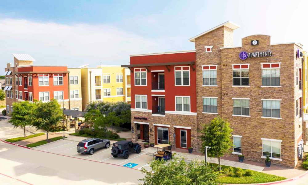 Property exterior with parking in the front at Grapevine Station in Grapevine,Texas