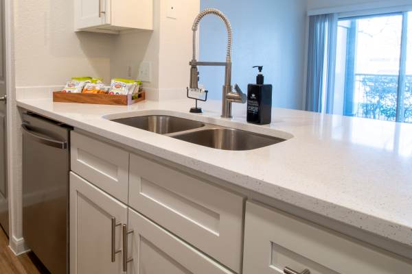Dishwasher and sink at Sutton in Austin, Texas