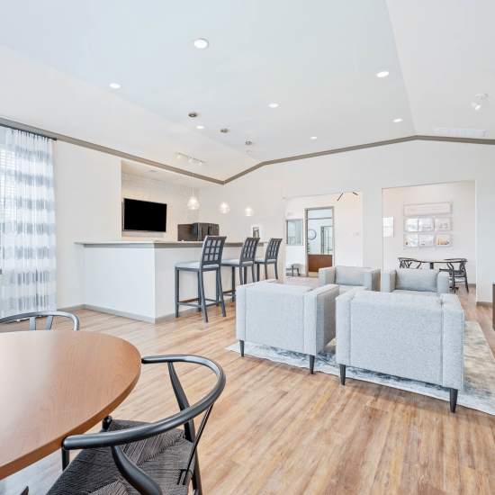 Clubhouse common area at Celtic Crossing in St. Peters, Missouri