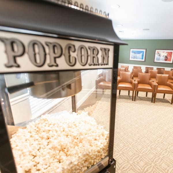 Resident movie room at The Wildwood Senior Living in Joplin, Missouri