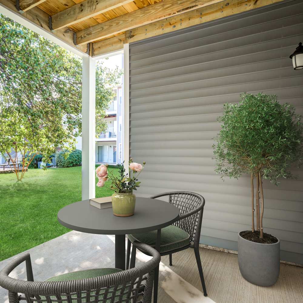 Patio at Chase Heritage in Sterling, Virginia