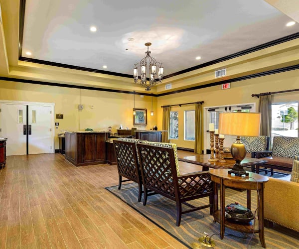 Lounge area at Pacifica Senior Living Green Valley in Henderson, Nevada