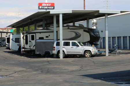 Covered storage at Best Storage in Henderson, Nevada