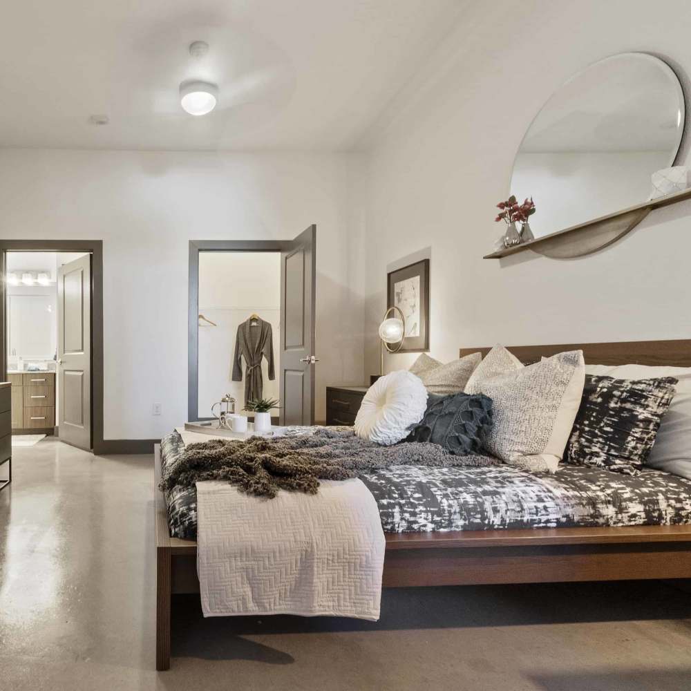 Bedroom at Millennium Place in Corinth, Texas