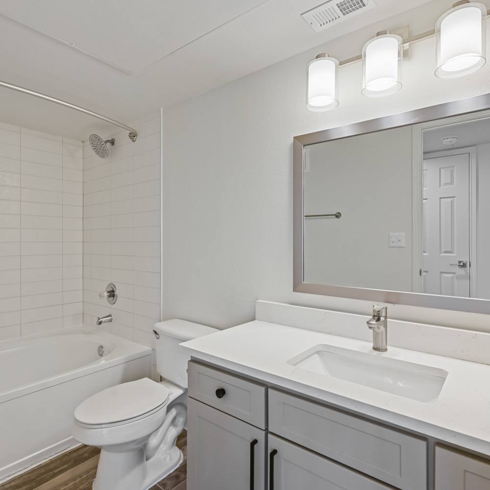 Bathroom with bright interiors at Seacrest in Katy,Texas
