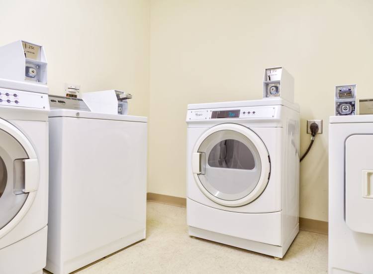 Laundry at Kensington Court in Lakeville. MA