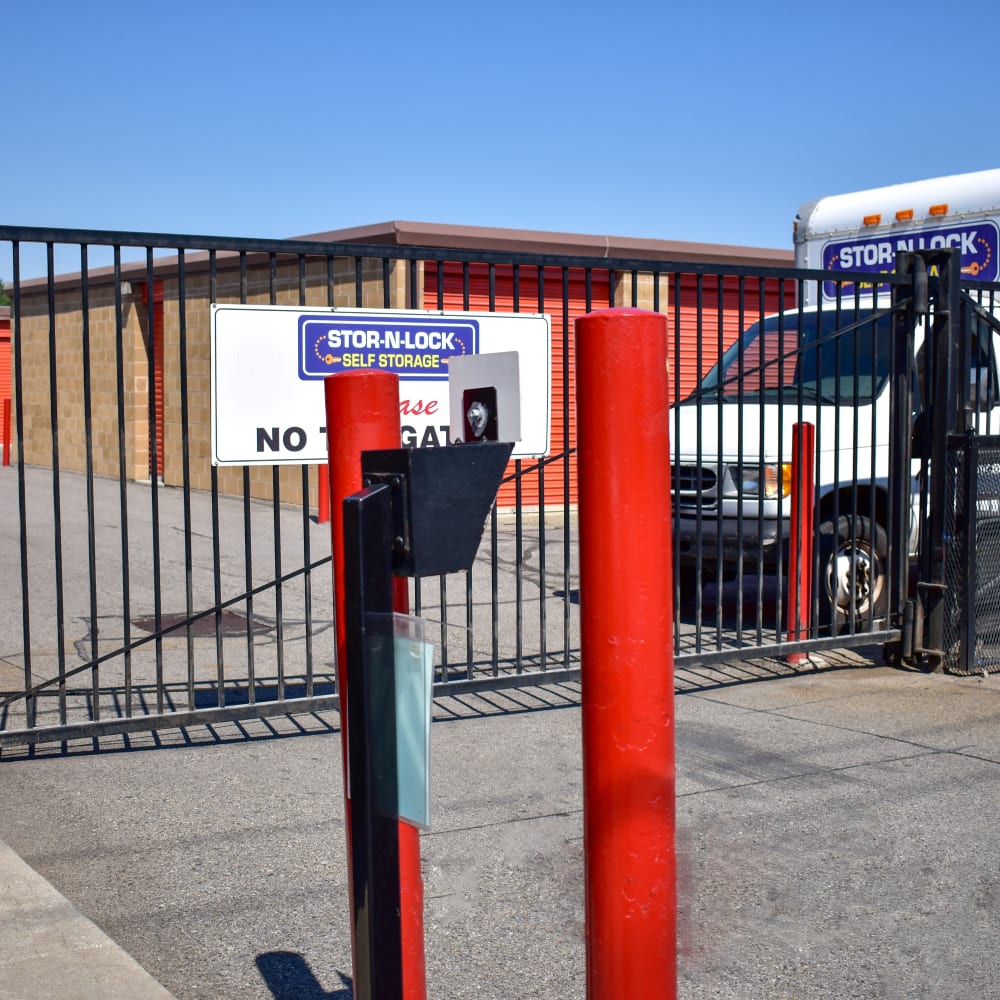 Keypad entry at STOR-N-LOCK Self Storage in Taylorsville, Utah