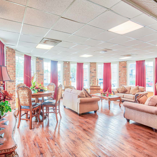 Common area in Napoleon Square Apartments in Houston, Texas Napoleon Square Apartments in Houston, Texas