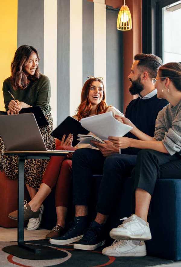 Residents working together at Quantum Leap Property Management in Austin, Texas