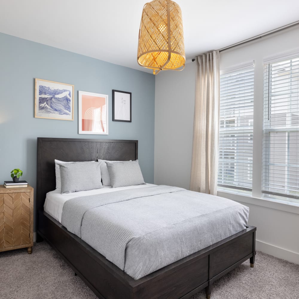 Model bedroom at The Archer In Acworth in Acworth, Georgia