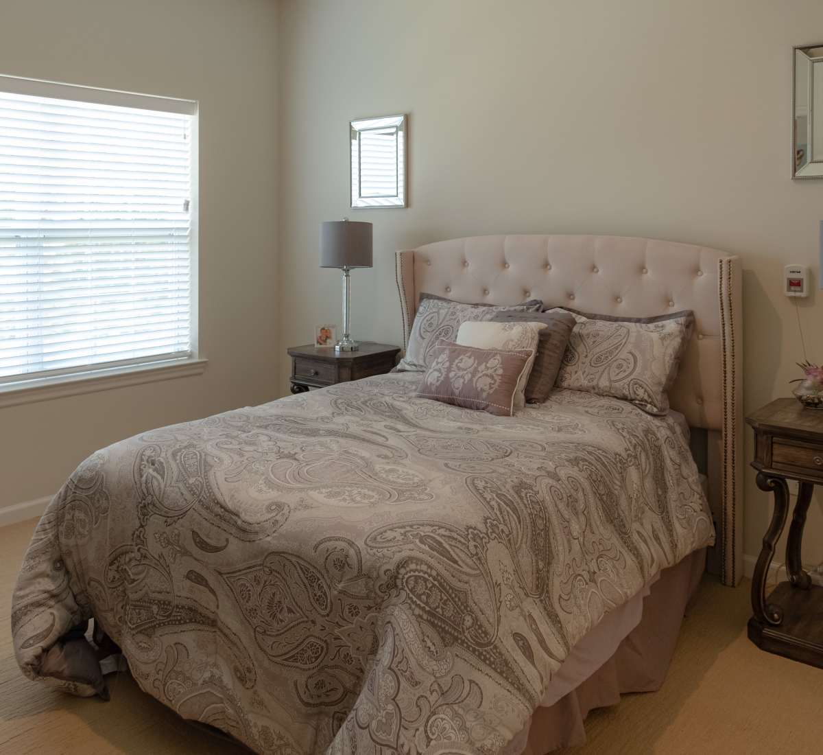 Cozy bedroom at Harmony at Hershey in Hershey, Pennsylvania