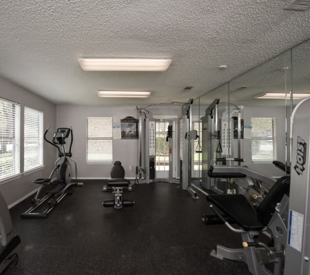 Community gym at Wooded Creek