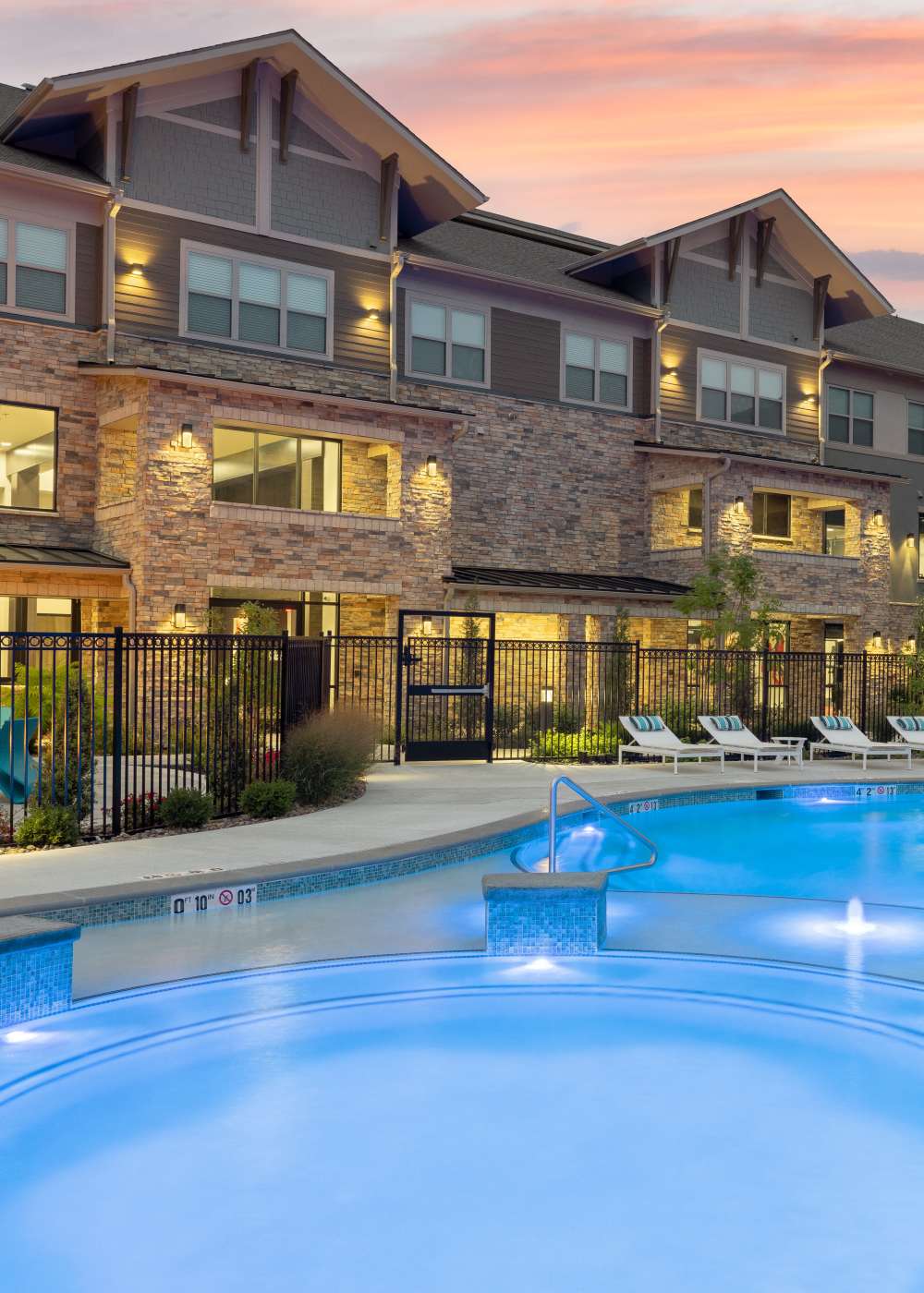 Beautiful pool at Vale Overland Park Apartments, Overland Park, Kansas