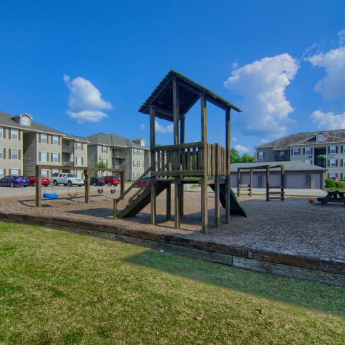 Community playground at Lancaster Place in Calera, Alabama