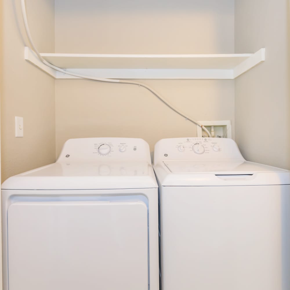 In-home washer and dryer at The Dakota at Governors Ranch in Littleton,Colorado