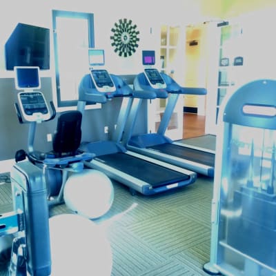 Exercise equipment at Capeharts in Ridgecrest, California
