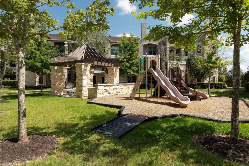 Children's playground at The Retreat at Cinco Ranch in Katy, Texas