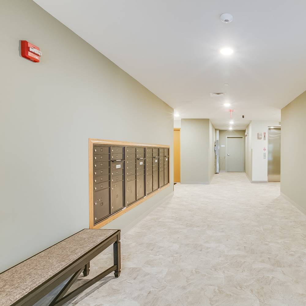 Lockers at Chelsea Commons in Sugar Grove, Illinois