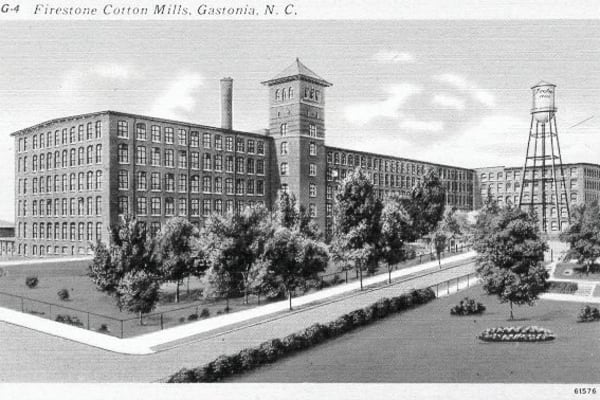 Old cotton mill at Loray Mill Lofts in Gastonia, North Carolina