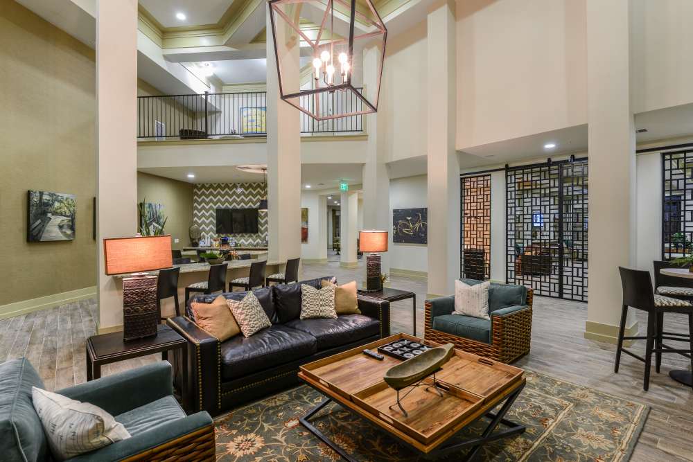 Furnished clubhouse at Circa at Fishhawk Ranch in Lithia, Florida
