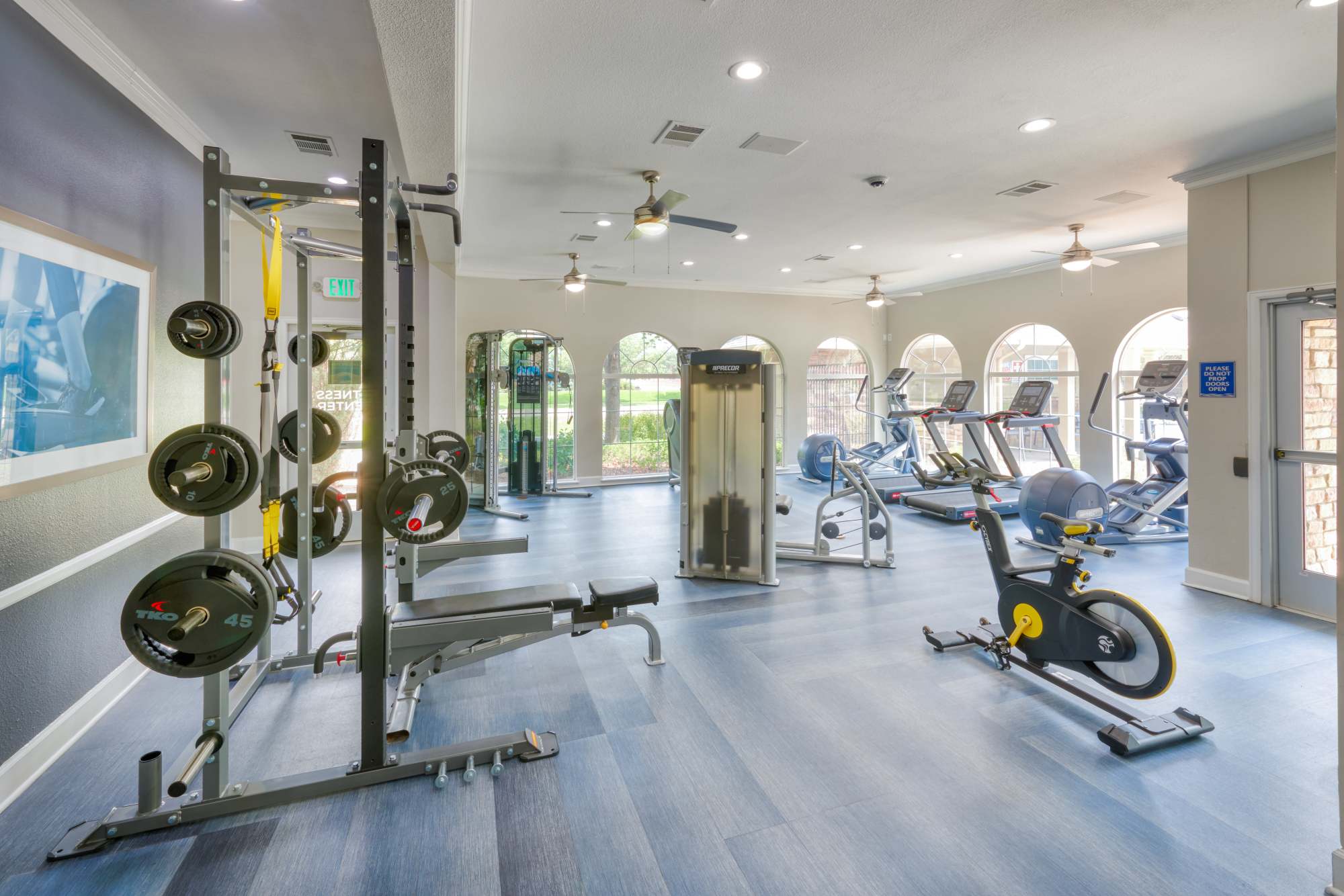 Fitness center at Gateway Park Apartments in Denver, Colorado