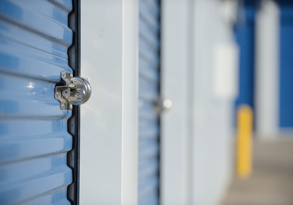 Locked units at Apple Self Storage - Sudbury in Sudbury, Ontario
