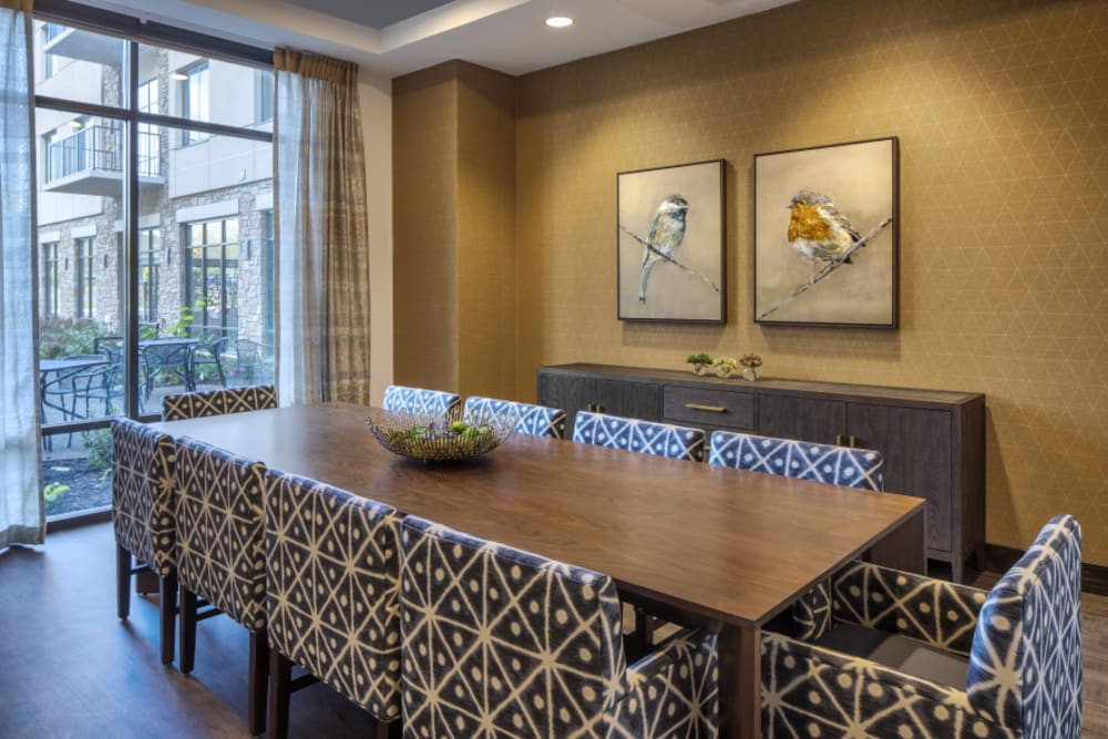 Dining room at Eagleview Landing in Exton, Pennsylvania