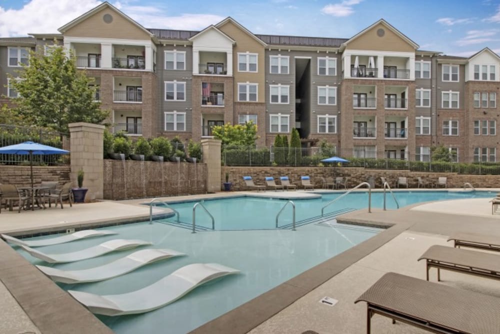 Resort-style pool at Artessa in Franklin, Tennessee