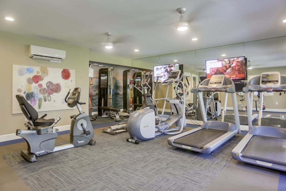 Work Out room at The Dylan Apartments in Oceanside, California