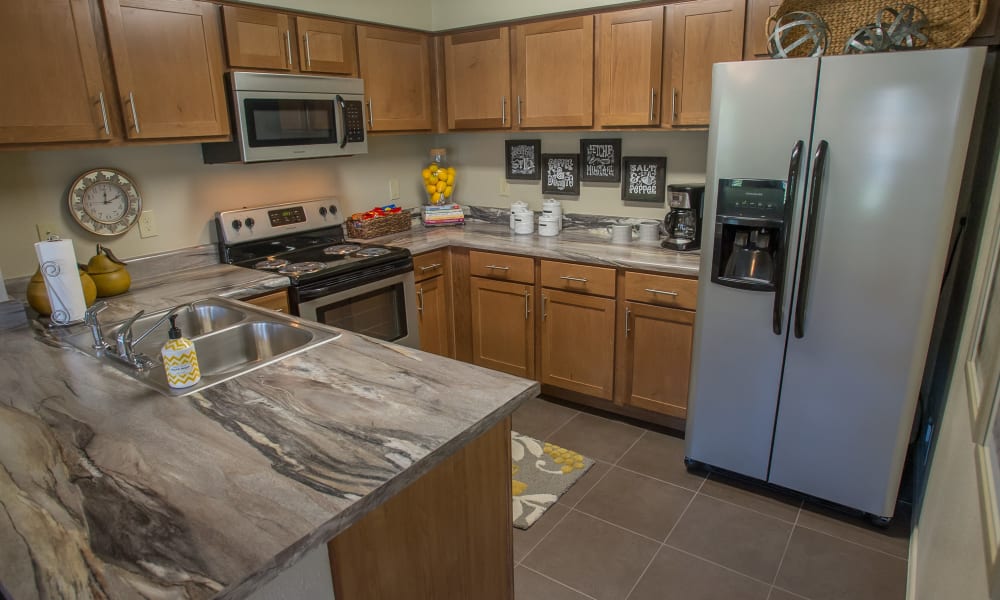 Kitchen at The Reserve at Elm in Jenks, Oklahoma