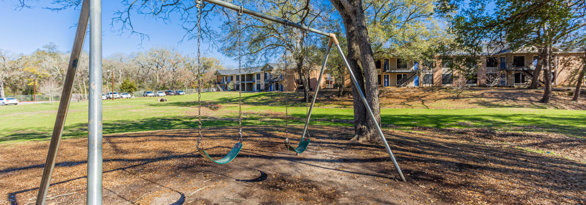 Swings at Retreat at 2818 in Bryan, Texas