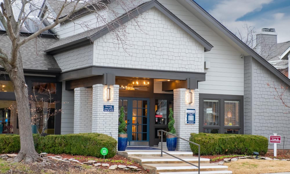 Exterior at The Courtyards in Tulsa, Oklahoma