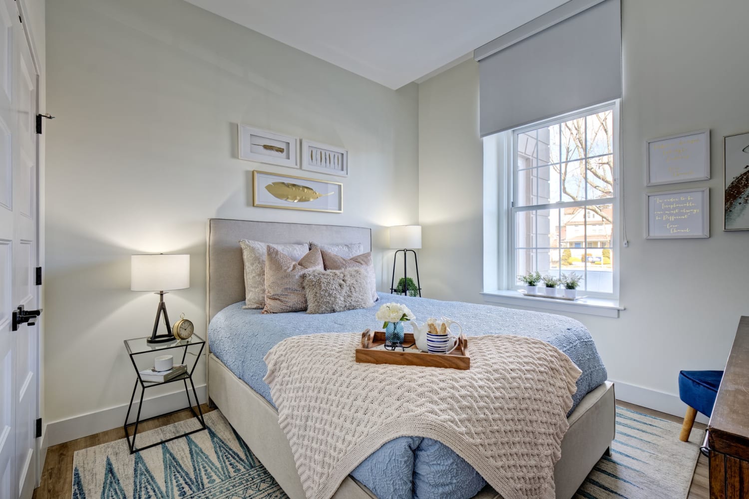 Bedroom at One Park in West Hartford, Connecticut