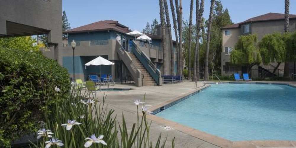 Pool at Sharps & Flats Apartment Homes in Davis, California