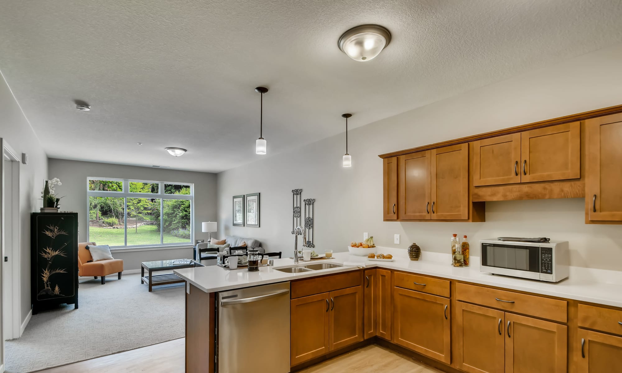 Kitchen at Broadwell Senior Living