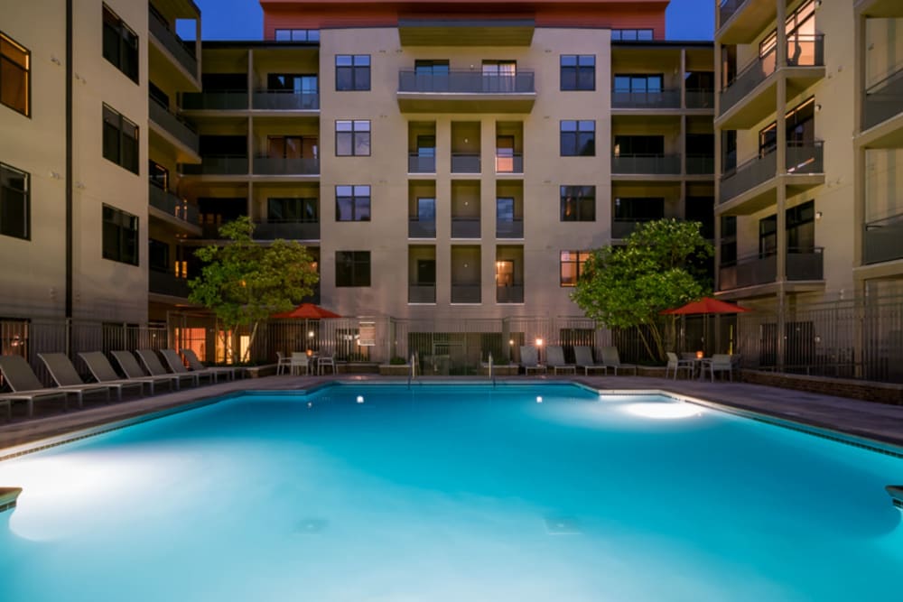 Saltwater pool at eon at Lindbergh in Atlanta, Georgia