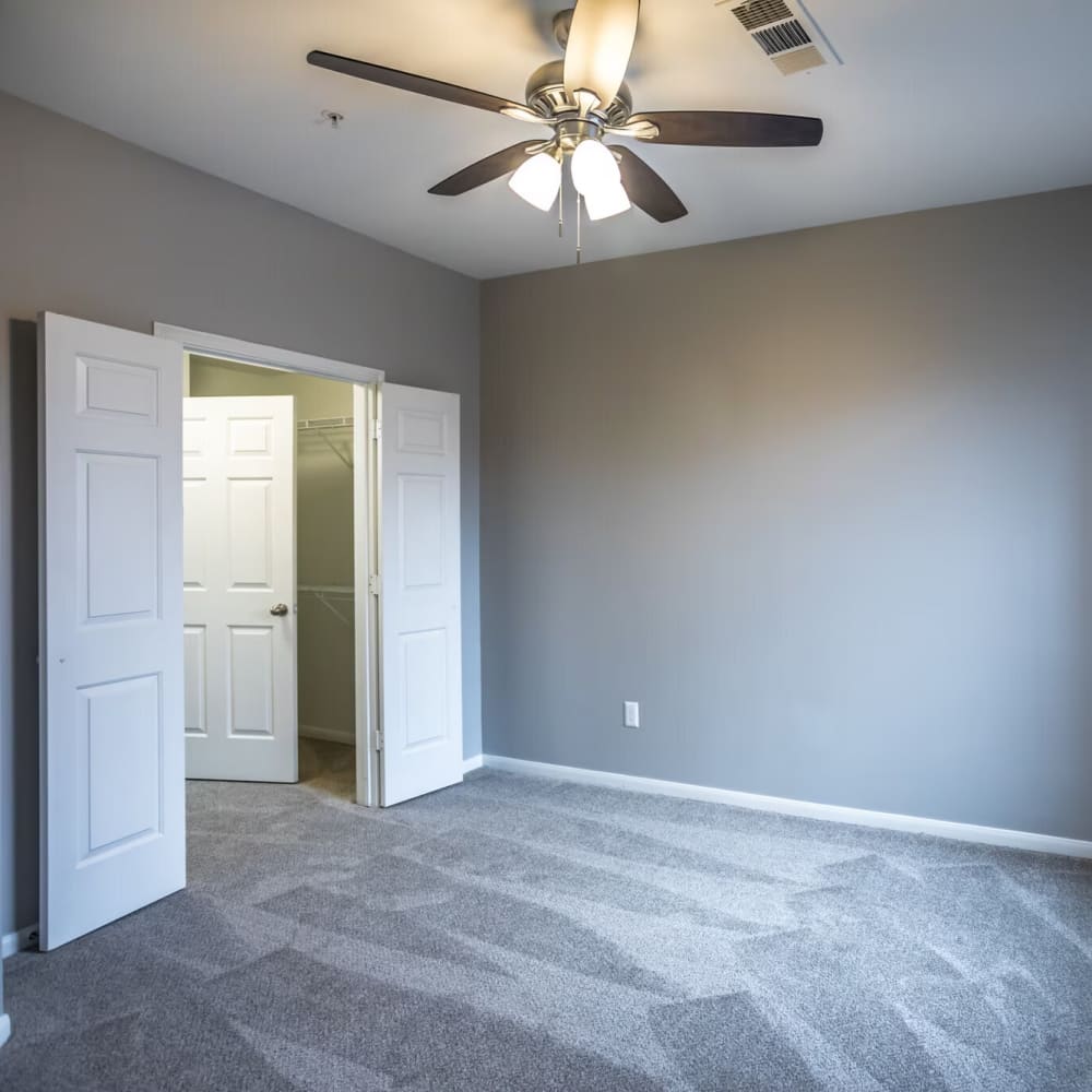 An unfurnished bedroom at Stonebridge at the Ranch Apartments in Little Rock, Arkansas