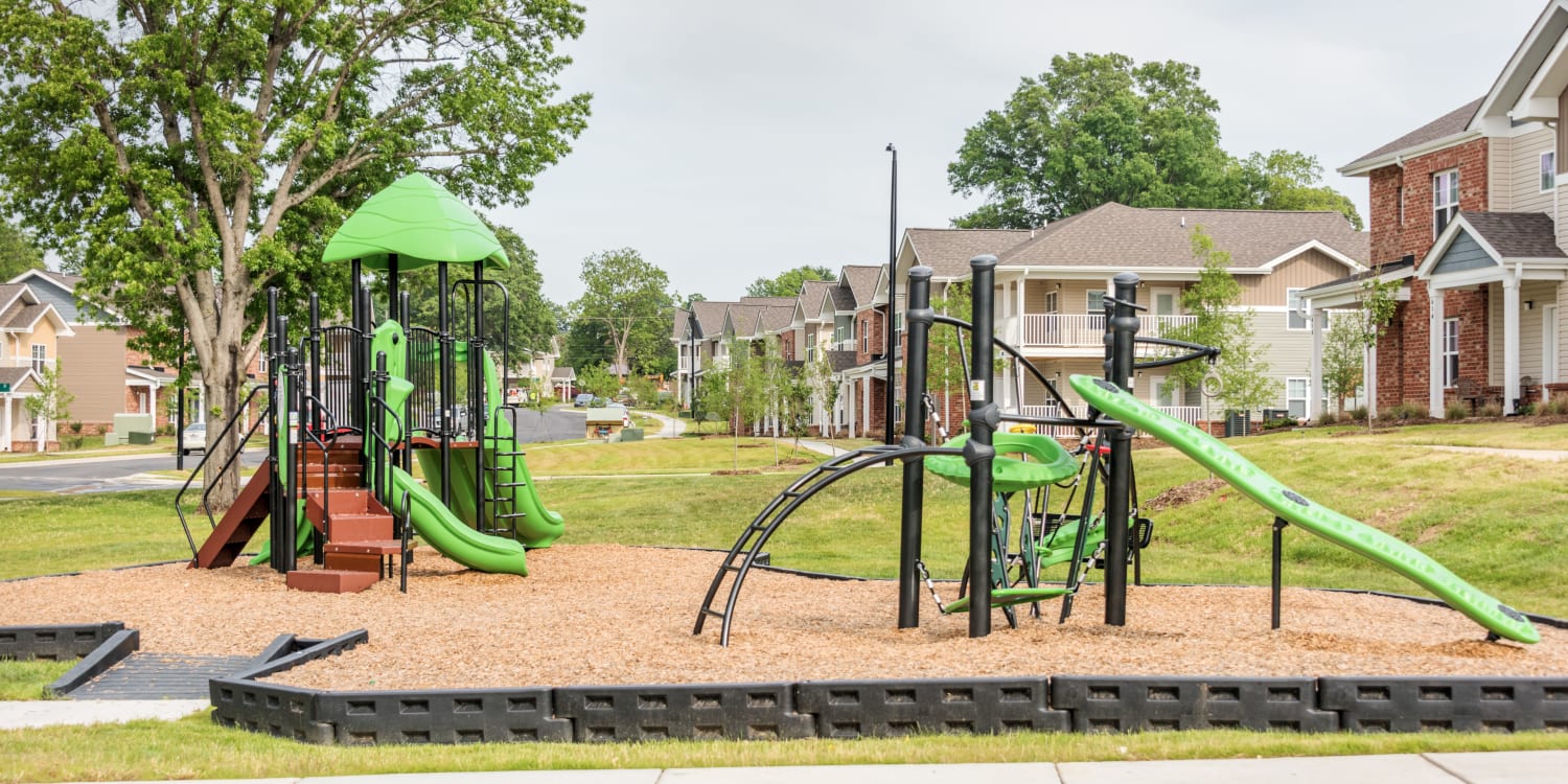 Community playground at Brenner Crossing in Salisbury, North Carolina