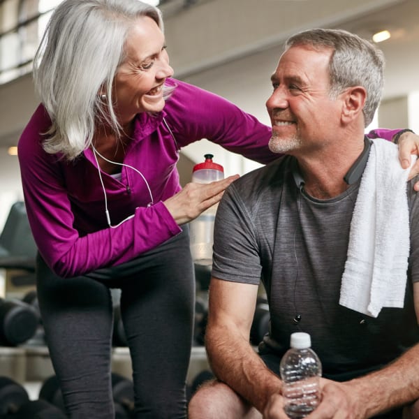 Residents exercise at Acclaim at Cary Pointe, Cary, North Carolina 