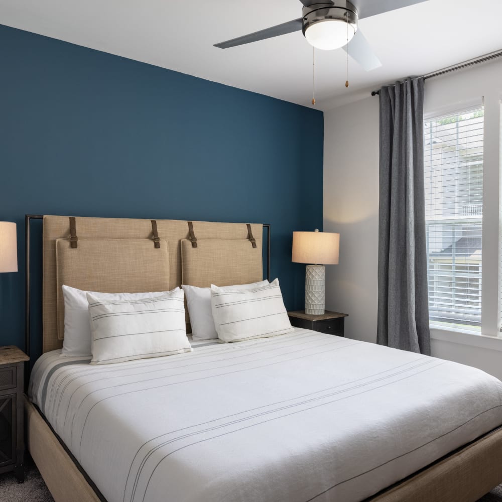 Beautiful model bedroom at The Archer In Acworth in Acworth, Georgia