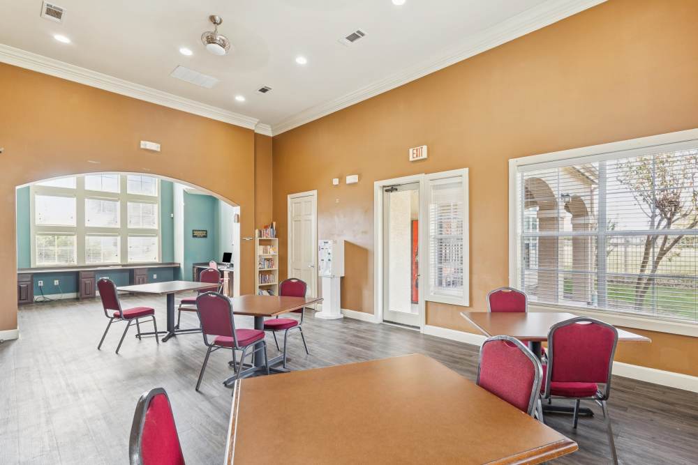 Community clubhouse at Costa Vizcaya in Houston, Texas